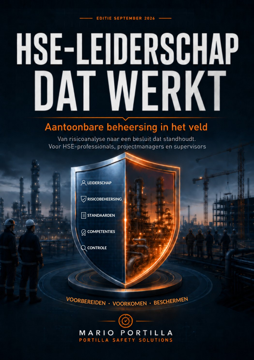 Voorcover van het e-book HSE-leiderschap dat werkt van Mario Portilla